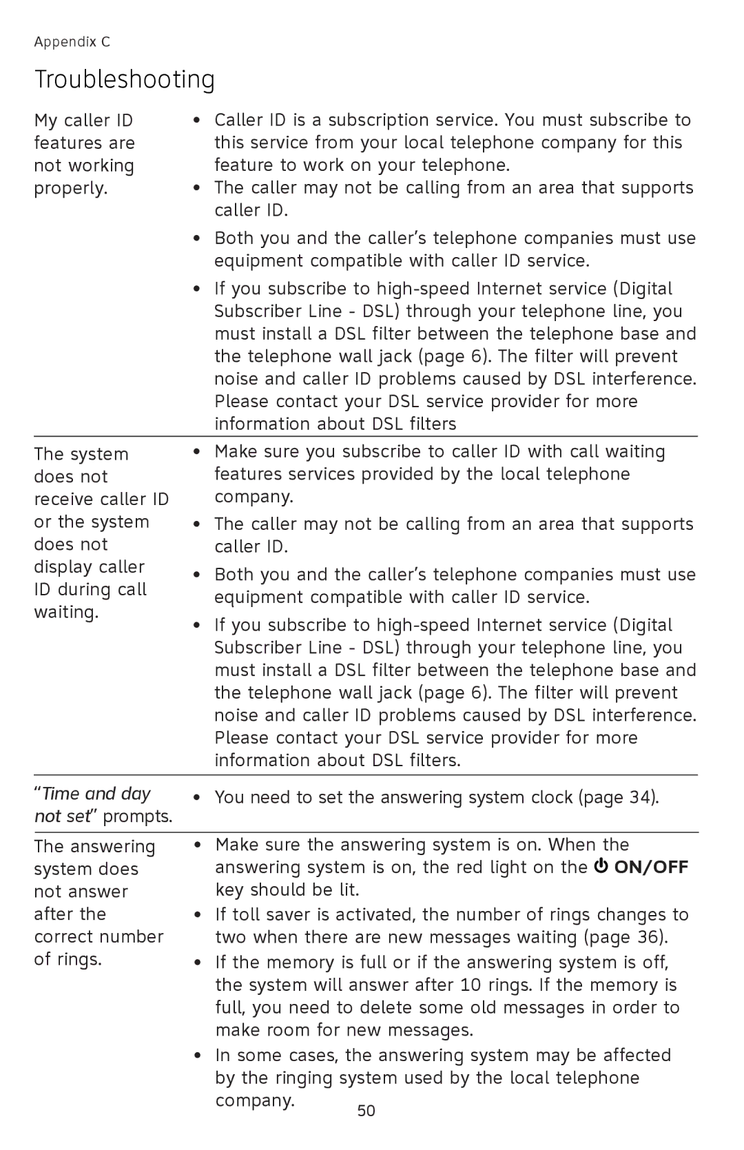 AT&T EL42208, EL42308, EL42258 user manual Time and day 