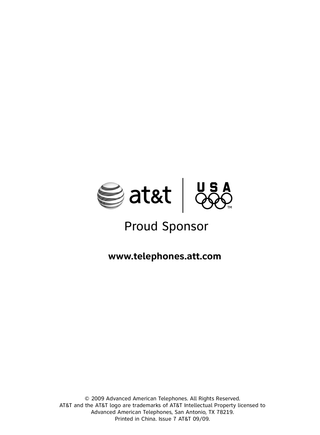 AT&T EL51109 user manual 