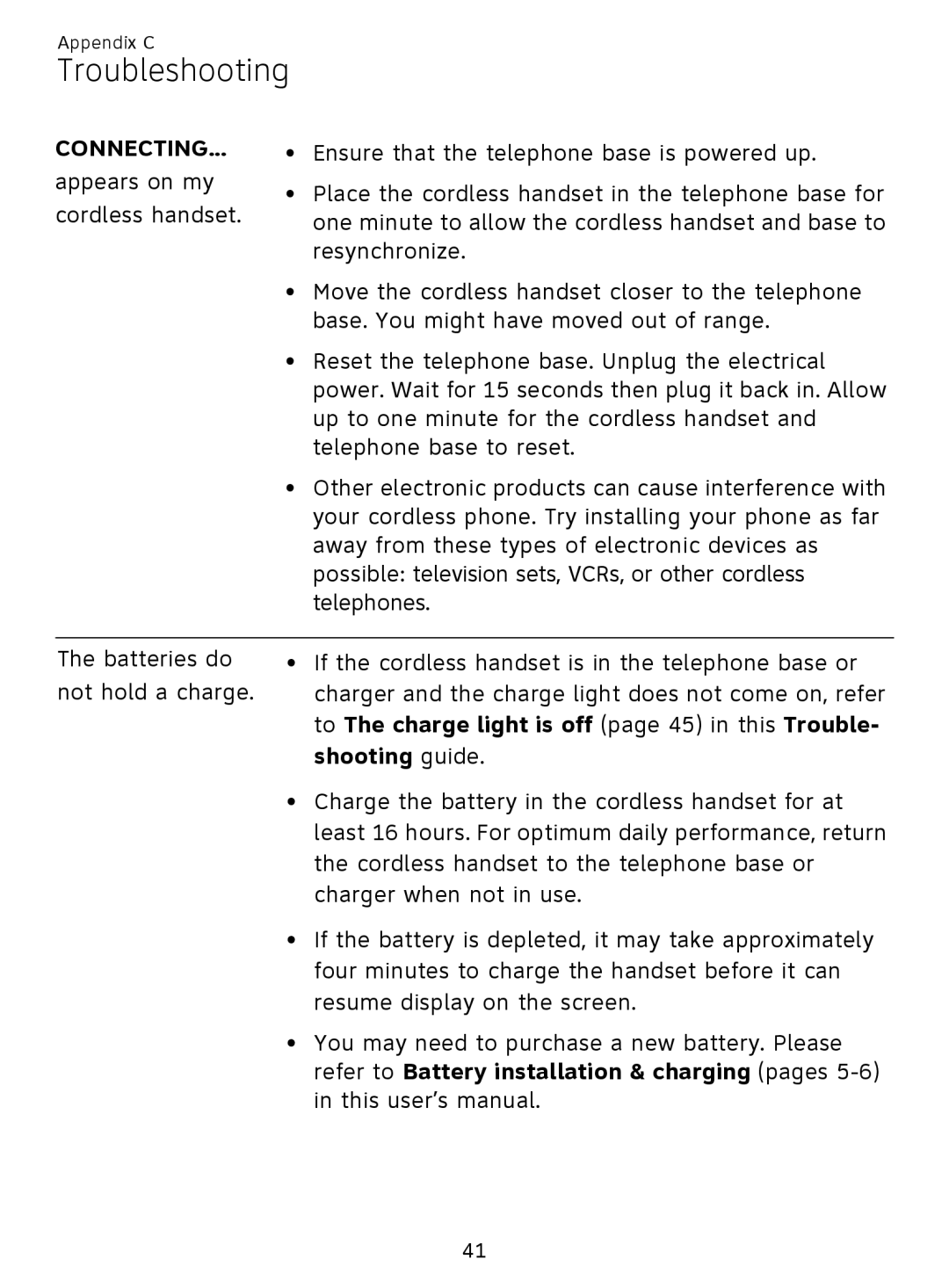 AT&T EL51359, EL51209 user manual Connecting 