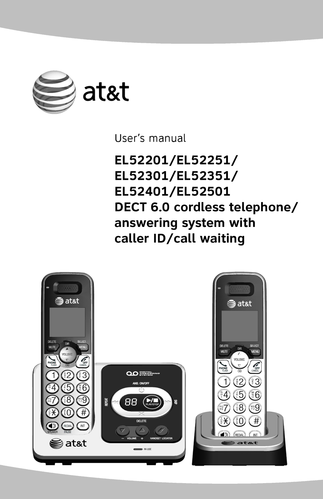 AT&T EL52501 user manual User’s manual 