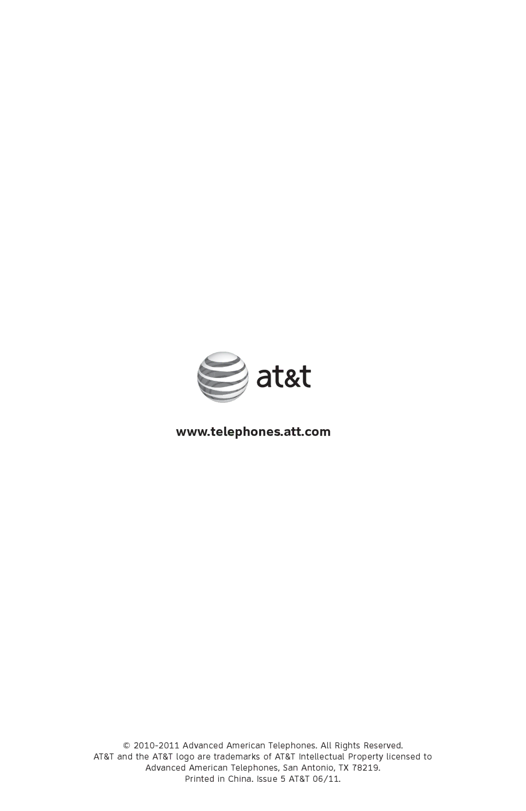 AT&T EL52501 user manual 