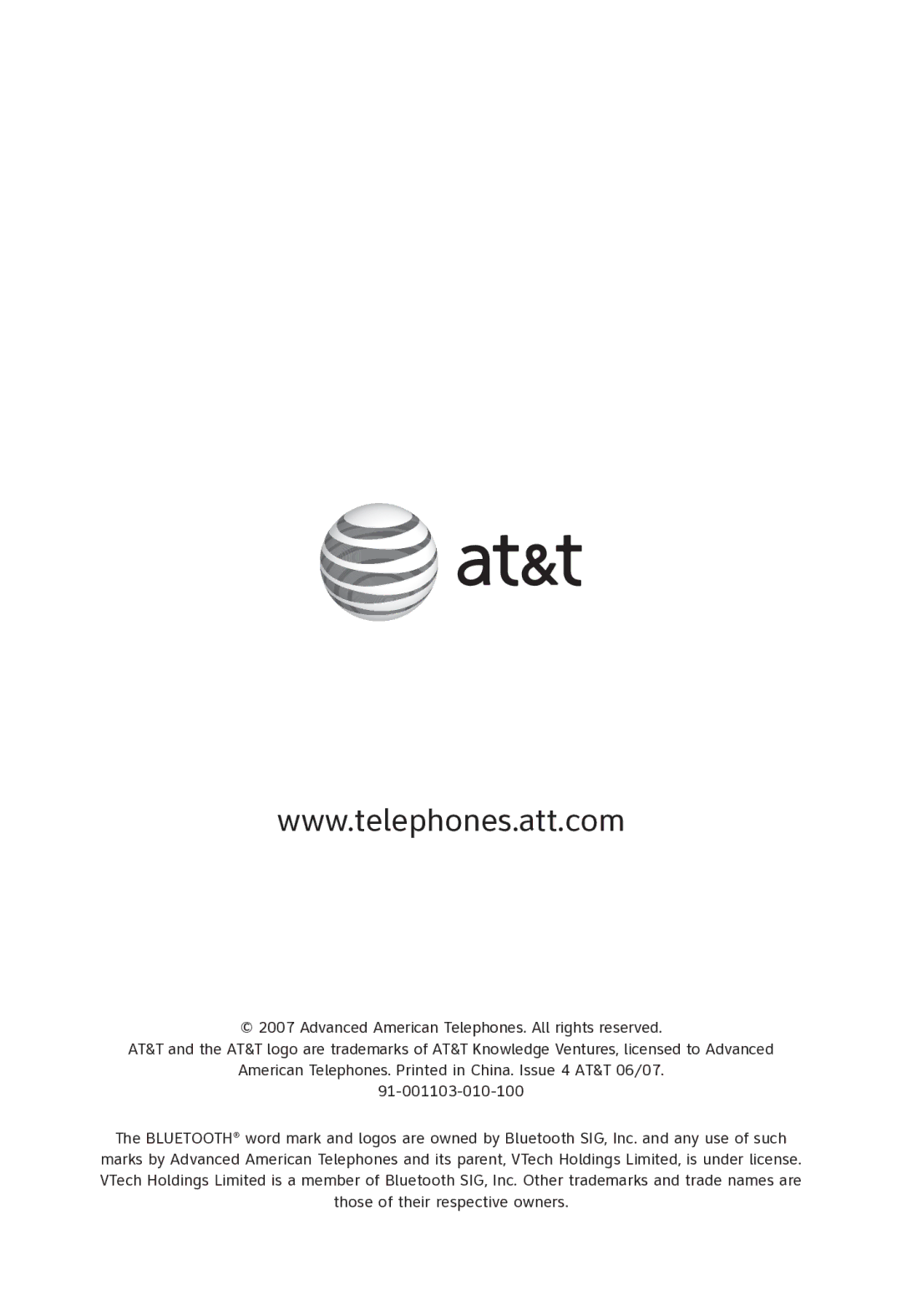 AT&T EP562 user manual 