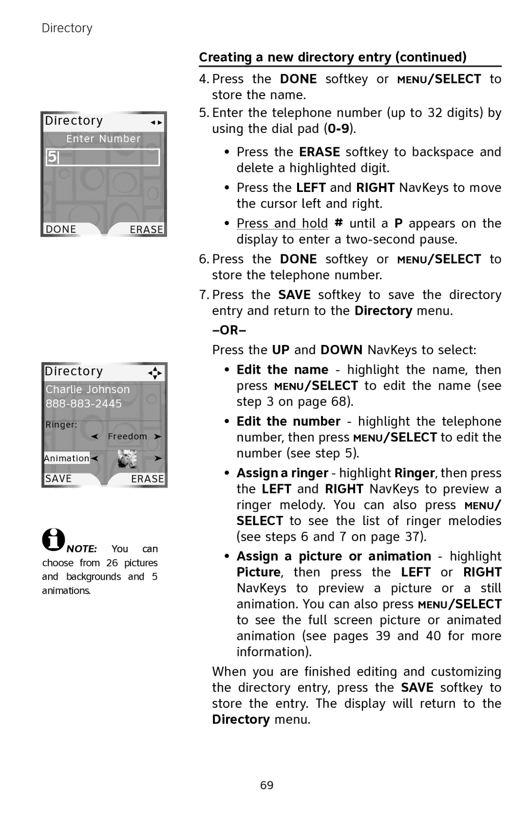 AT&T EP5632 user manual Saveerase 