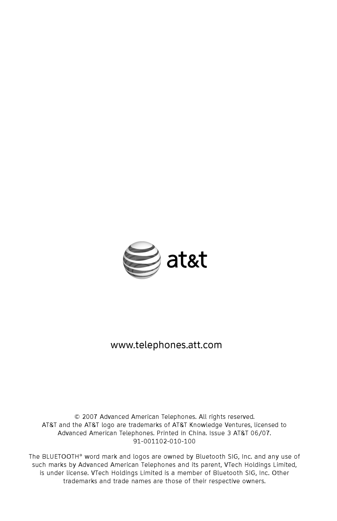 AT&T EP5632/EP5632-2 user manual 