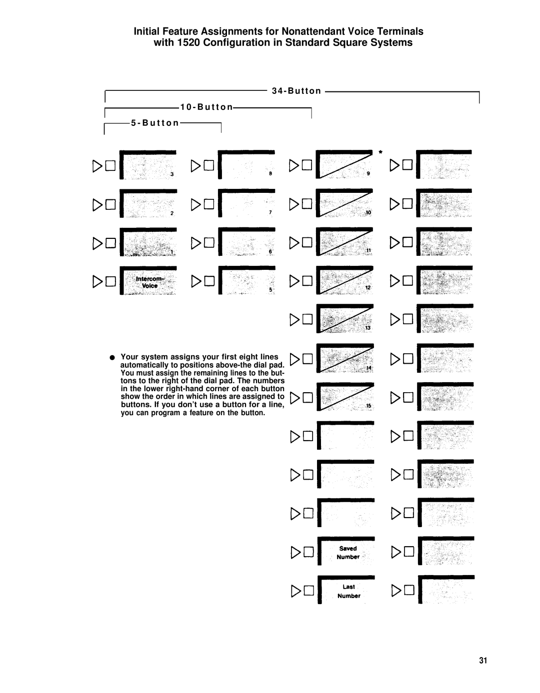 AT&T Feature Model 5 manual U t t o n 