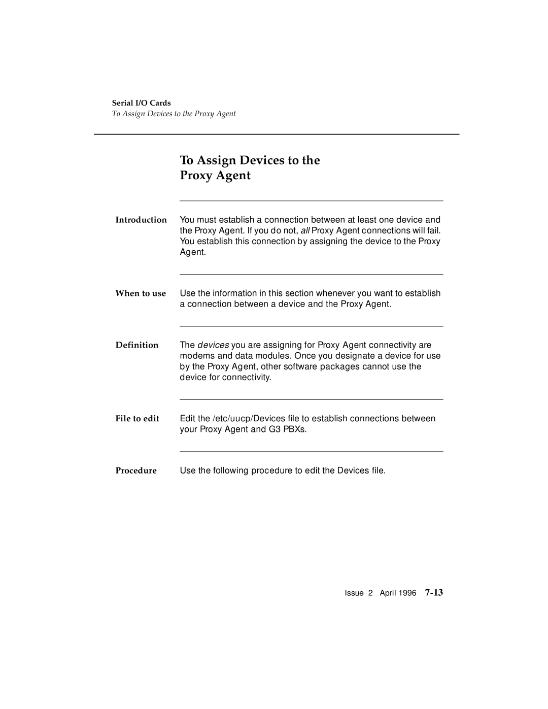 AT&T G3 manual To Assign Devices to Proxy Agent 