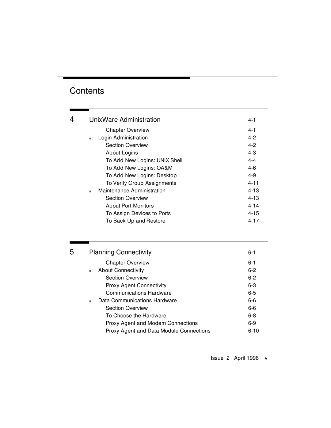 AT&T G3 manual UnixWare Administration 