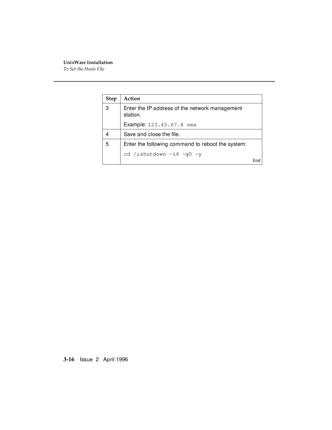 AT&T G3 manual Enter the IP address of the network management station 