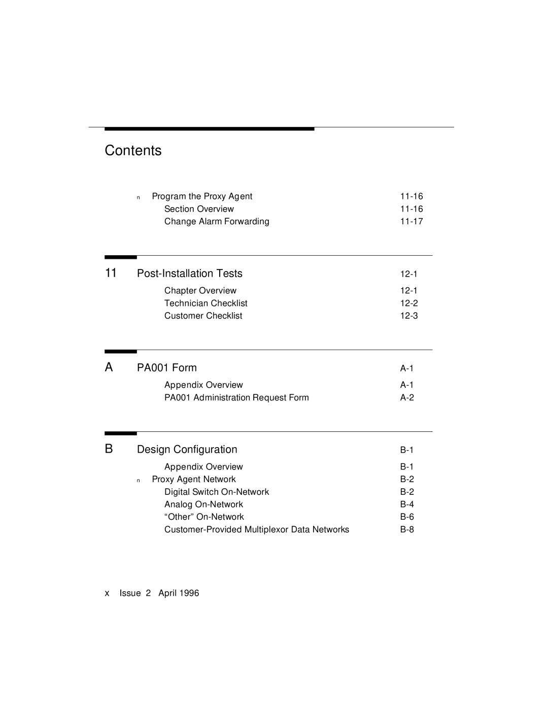 AT&T G3 manual Post-Installation Tests 