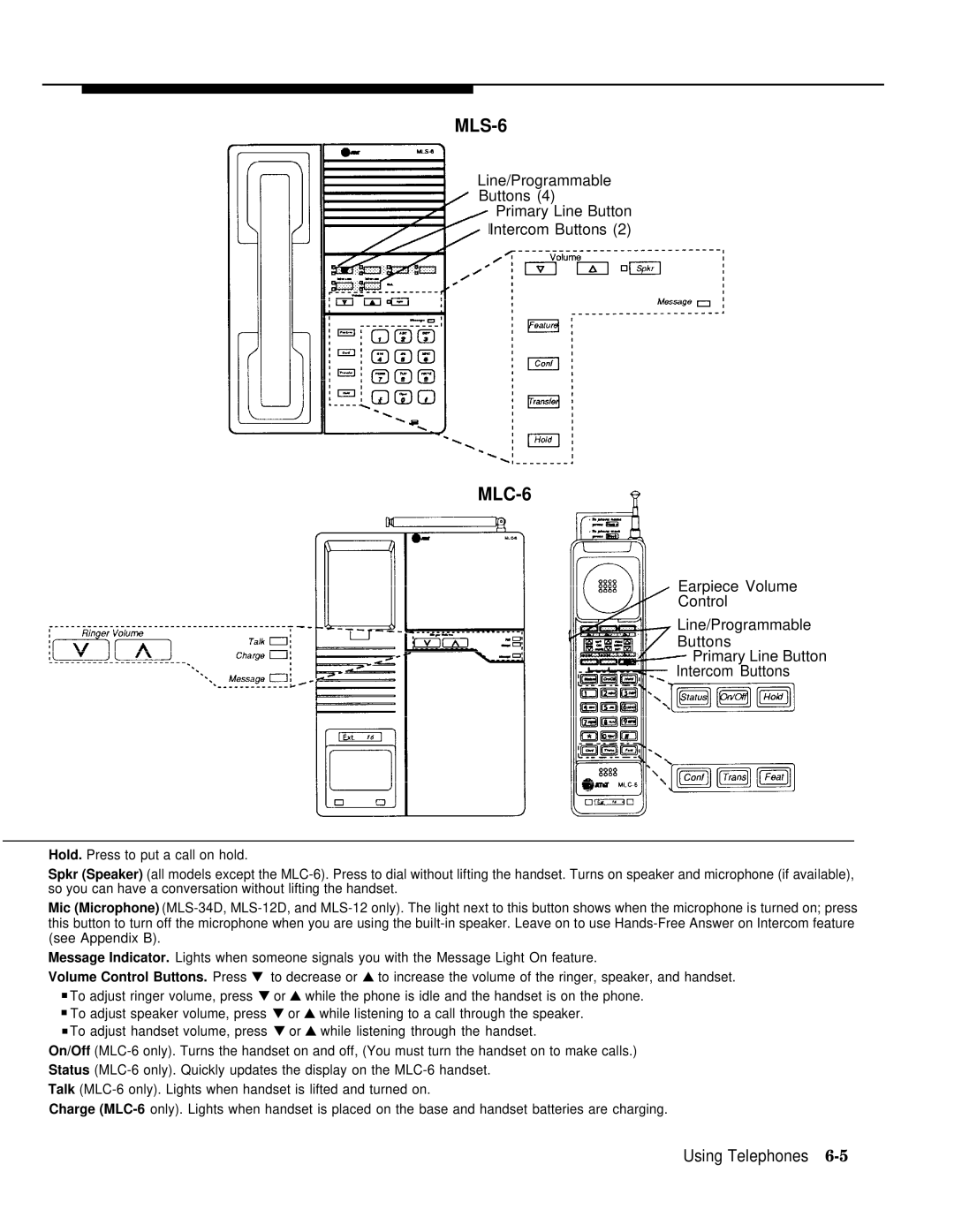 AT&T II manual MLS-6 