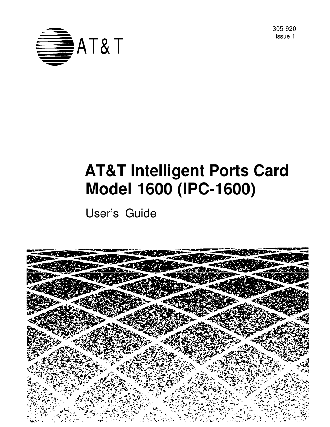 AT&T IPC-1600 manual At&T 