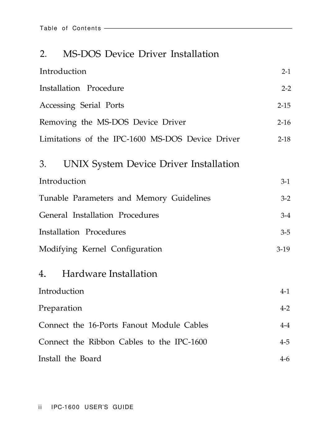 AT&T IPC-1600 manual MS-DOS Device Driver Installation 