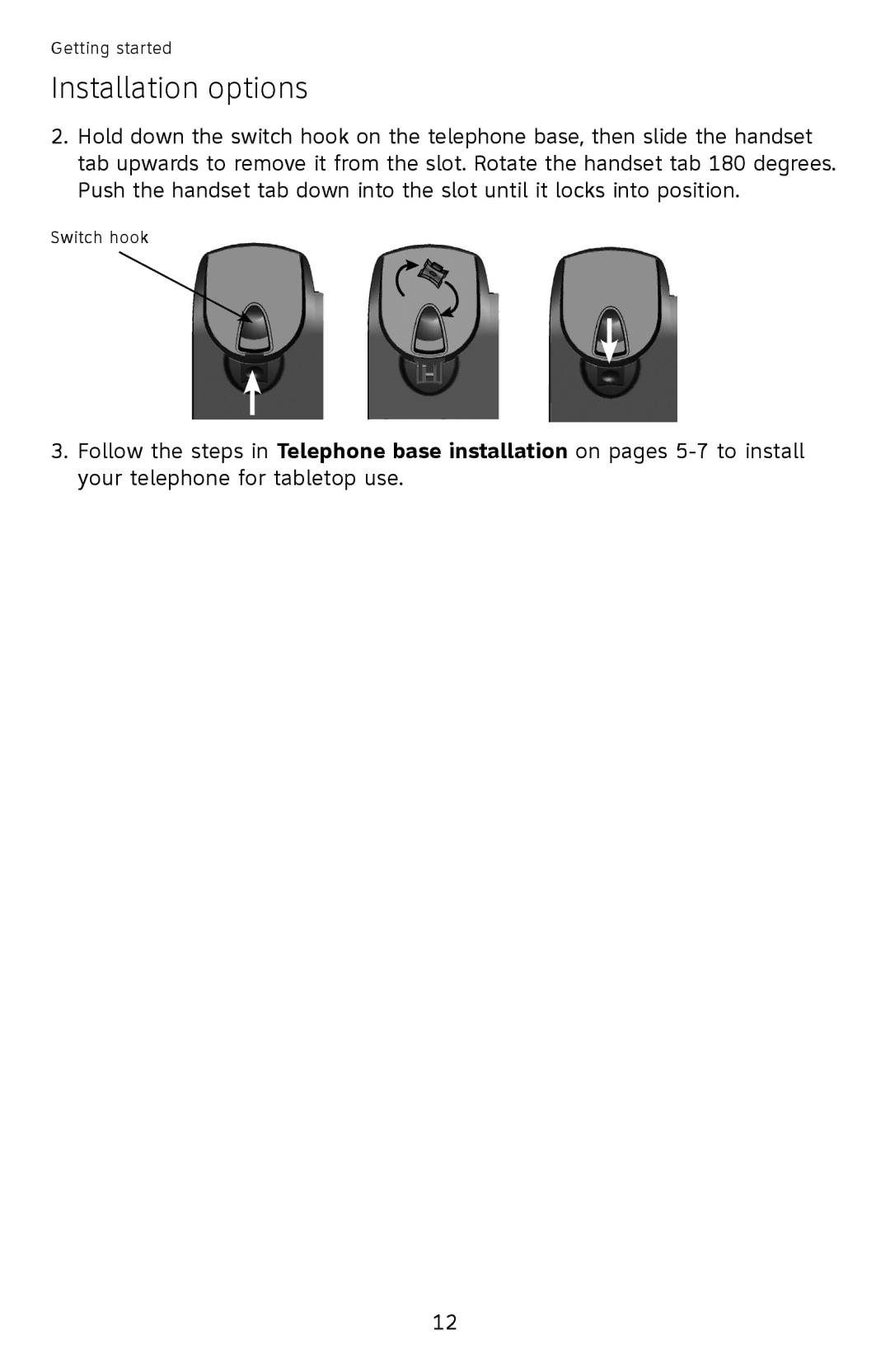 AT&T ML17959, ML17939 user manual Switch hook 