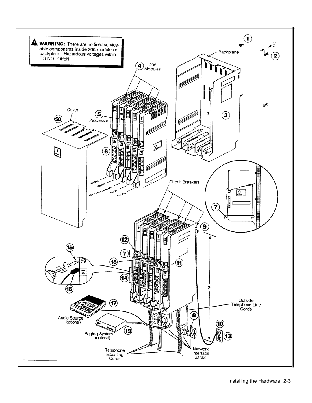 AT&T MLS-12DTM, MLS-12TM, MLS-6TM manual Installing the Hardware 