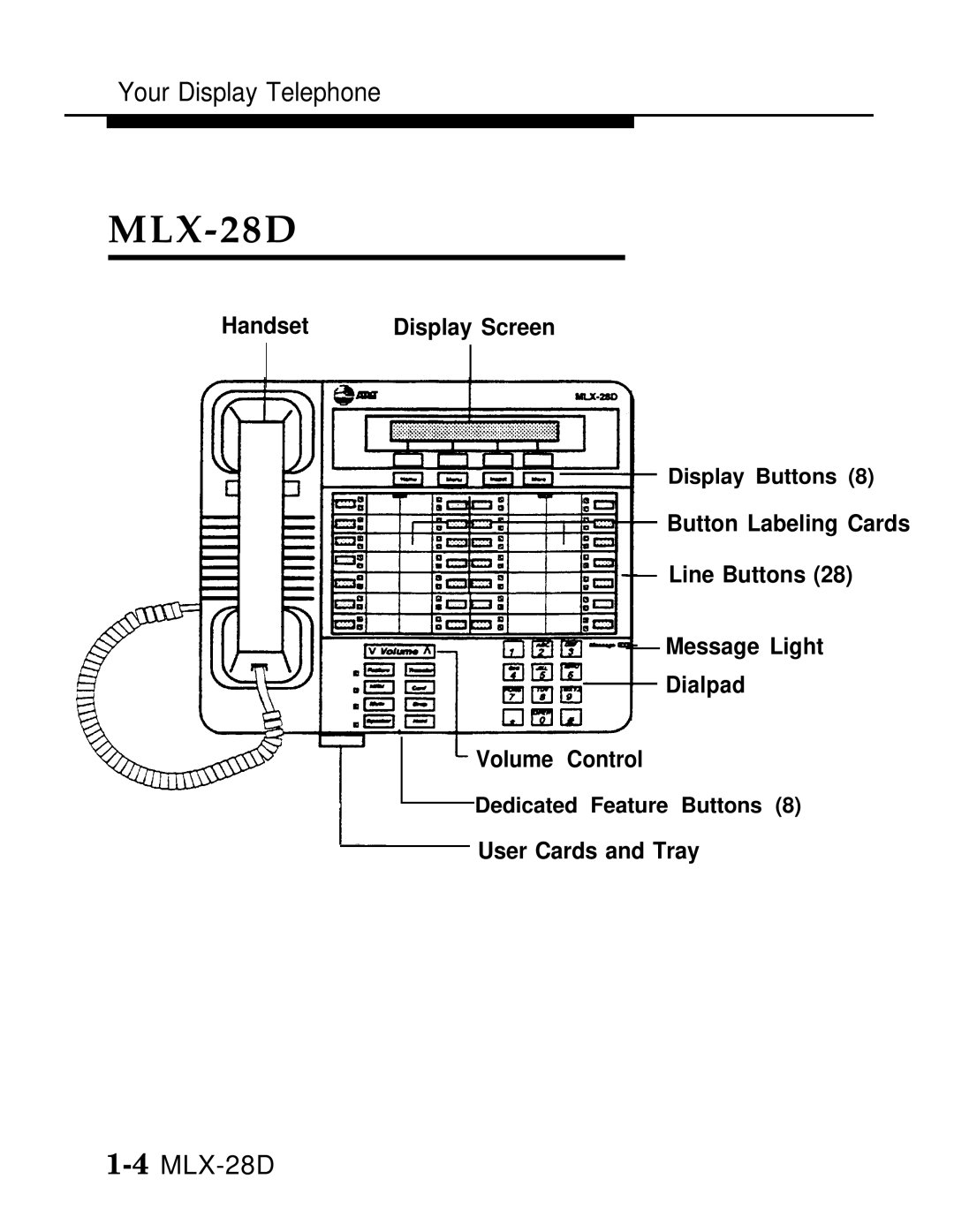 AT&T MLX-28D, MLX20L, MLX-10D manual 