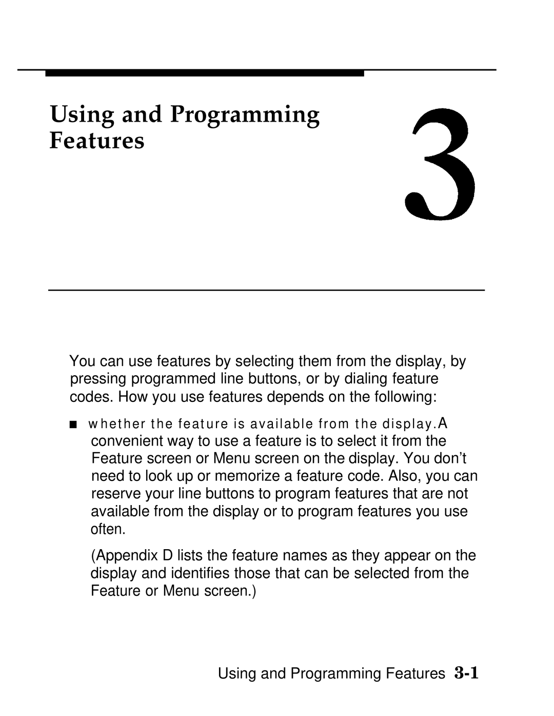 AT&T MLX20L, MLX-28D, MLX-10D manual Using and Programming Features 