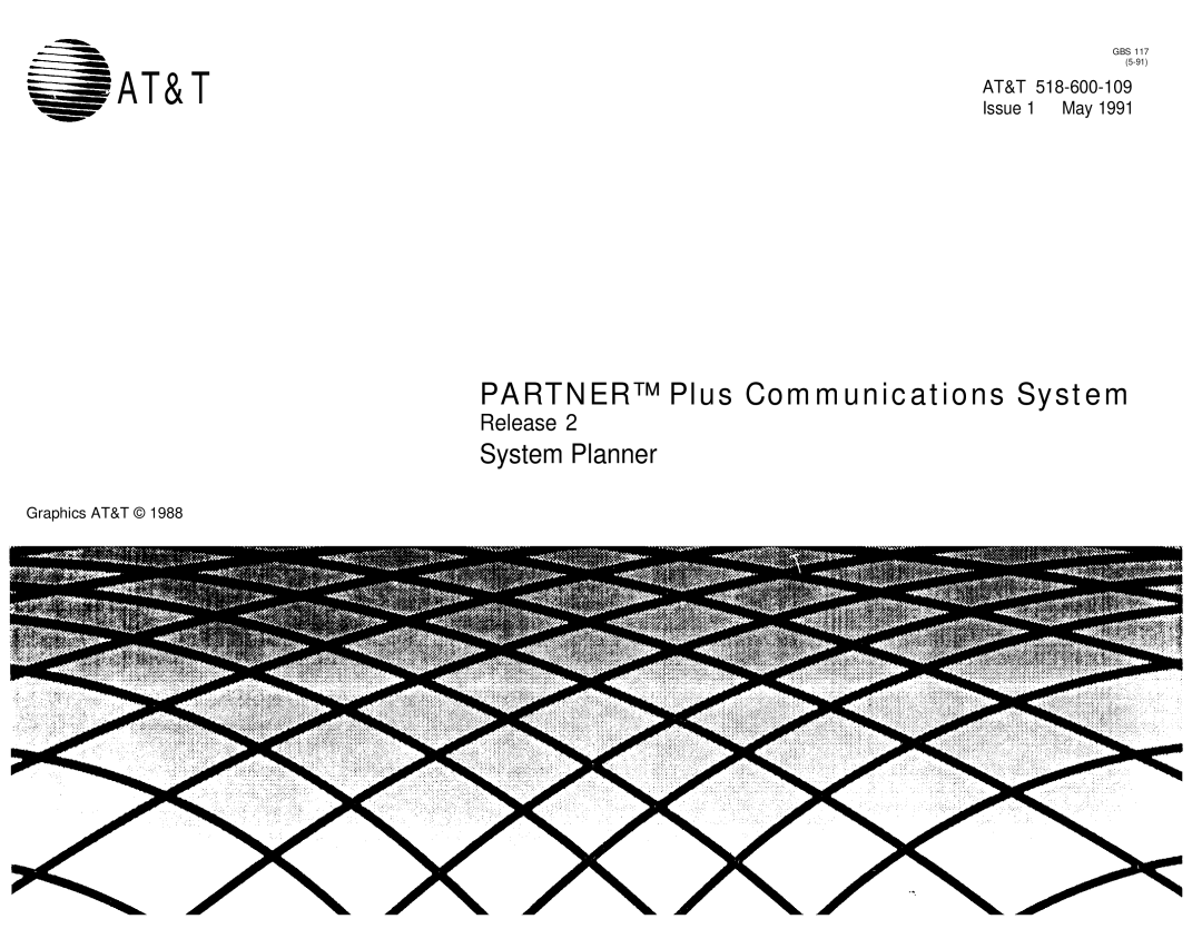 AT&T partner plus communications system manual At&T 