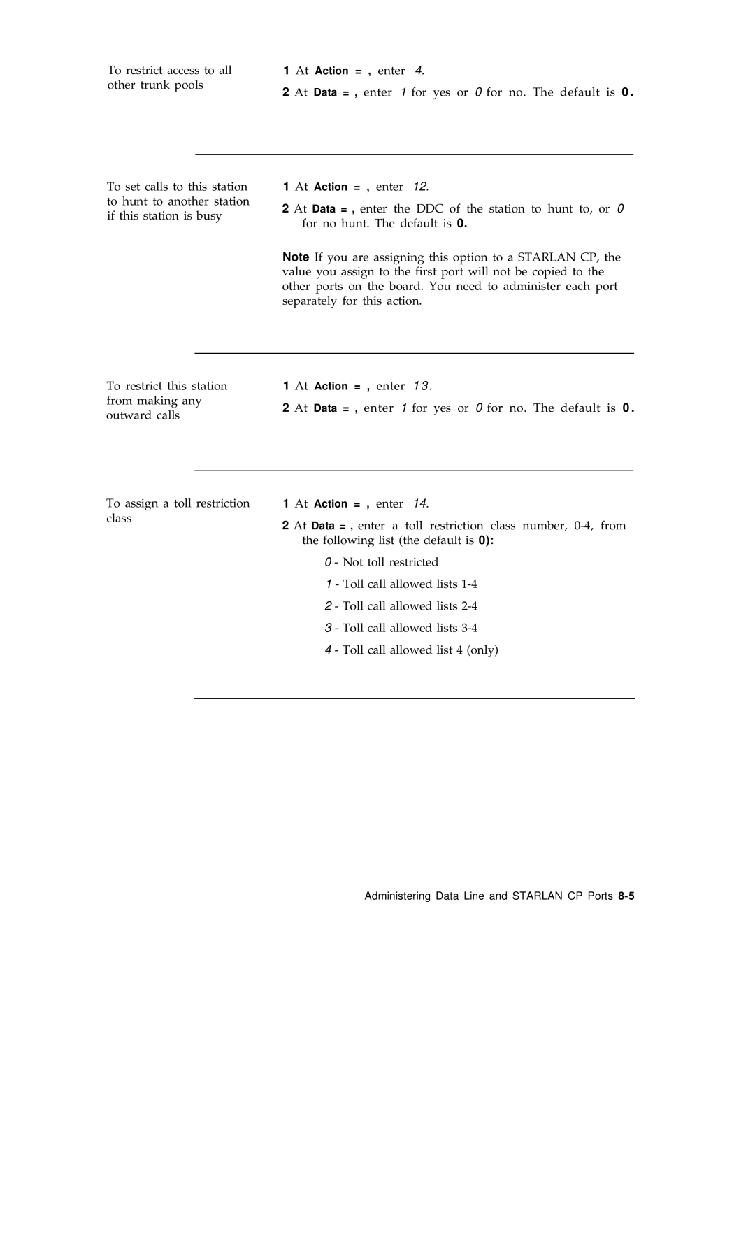 AT&T R1V2 manual To restrict access to all 