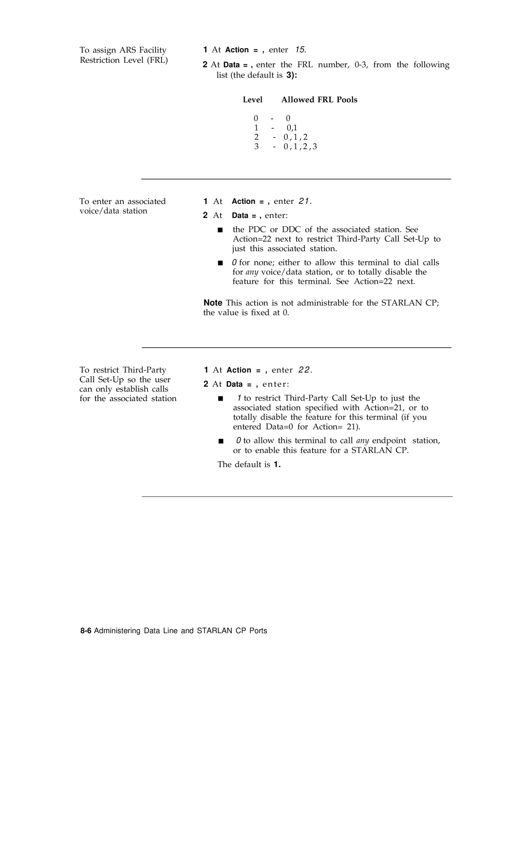 AT&T R1V2 manual To assign ARS Facility 