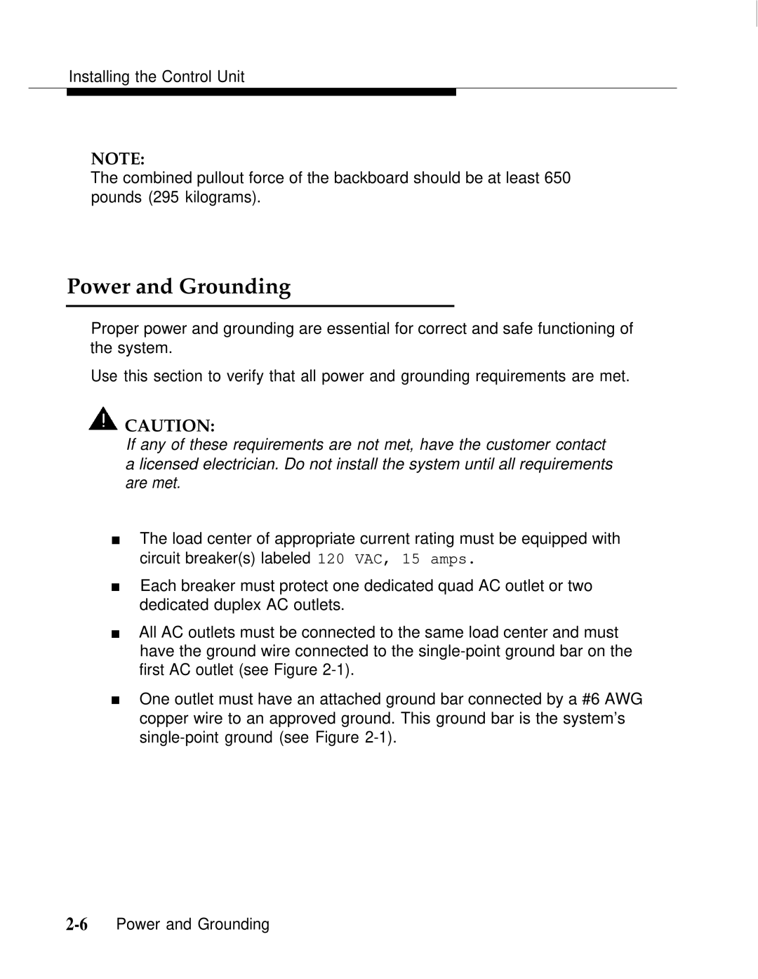 AT&T Release 2.0 manual Power and Grounding 