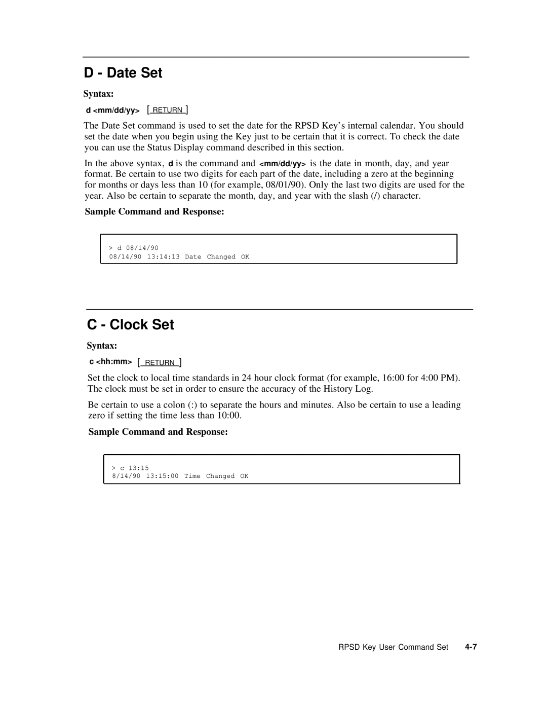 AT&T Remote Port Security Device user manual 08/14/90 08/14/90 131413 Date Changed OK 