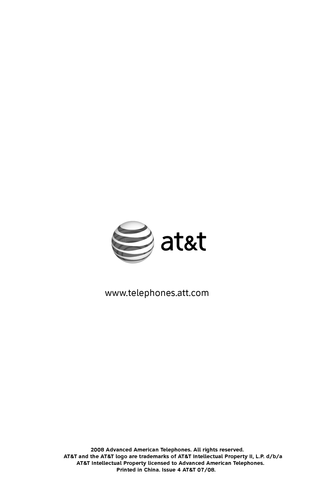 AT&T SL87218 user manual 