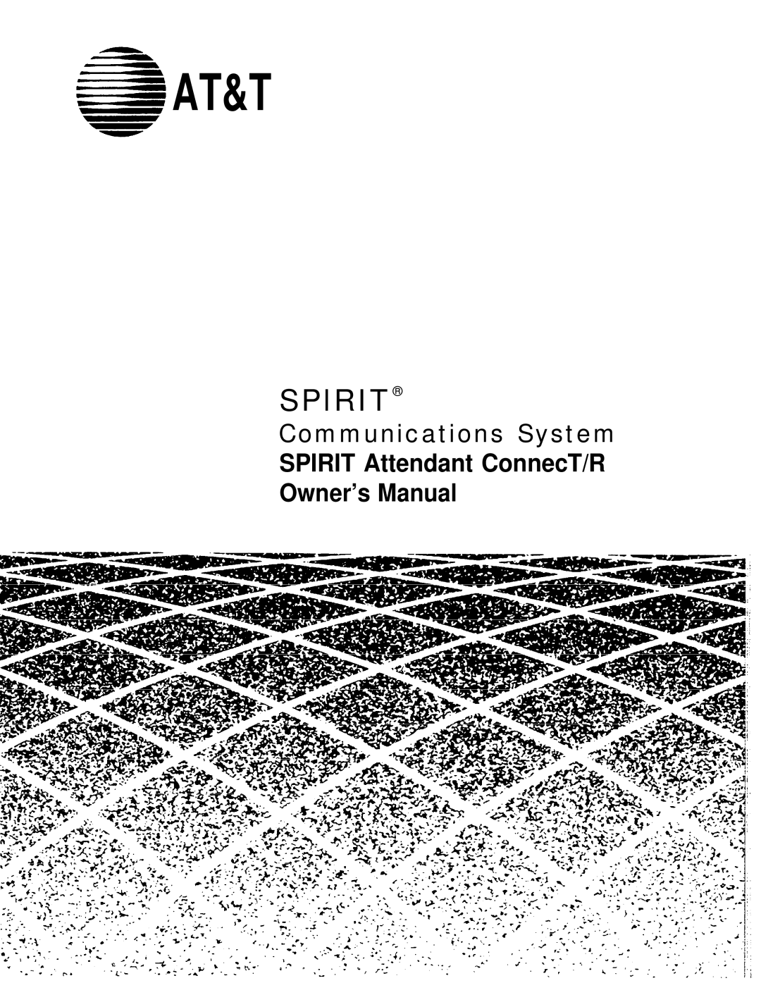 AT&T SPIRIT Attendant owner manual At&T 