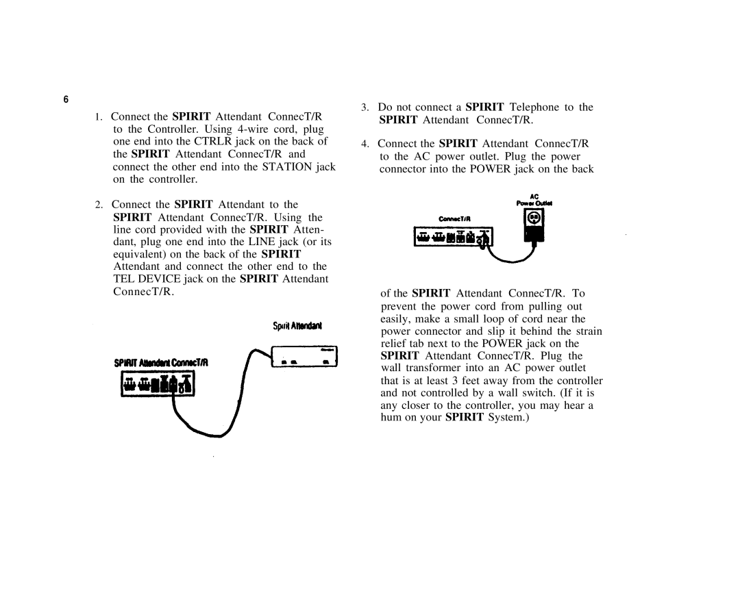 AT&T SPIRIT Attendant owner manual 