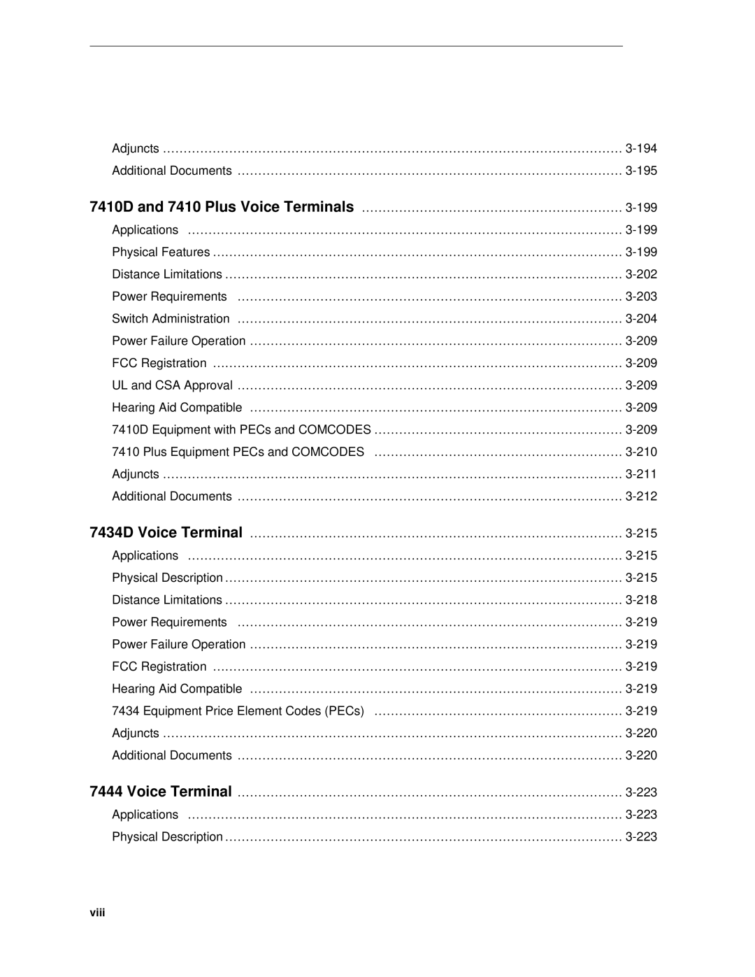 AT&T System 85 manual Equipment Price Element Codes PECs …………………………………………………… 