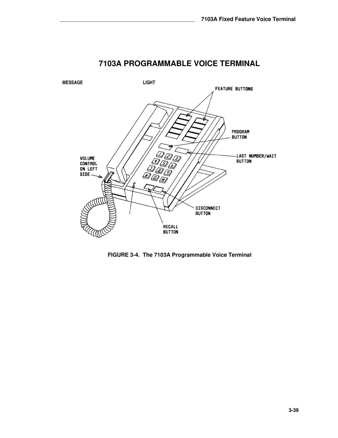 AT&T System 85 manual 7103A Programmable Voice Terminal 