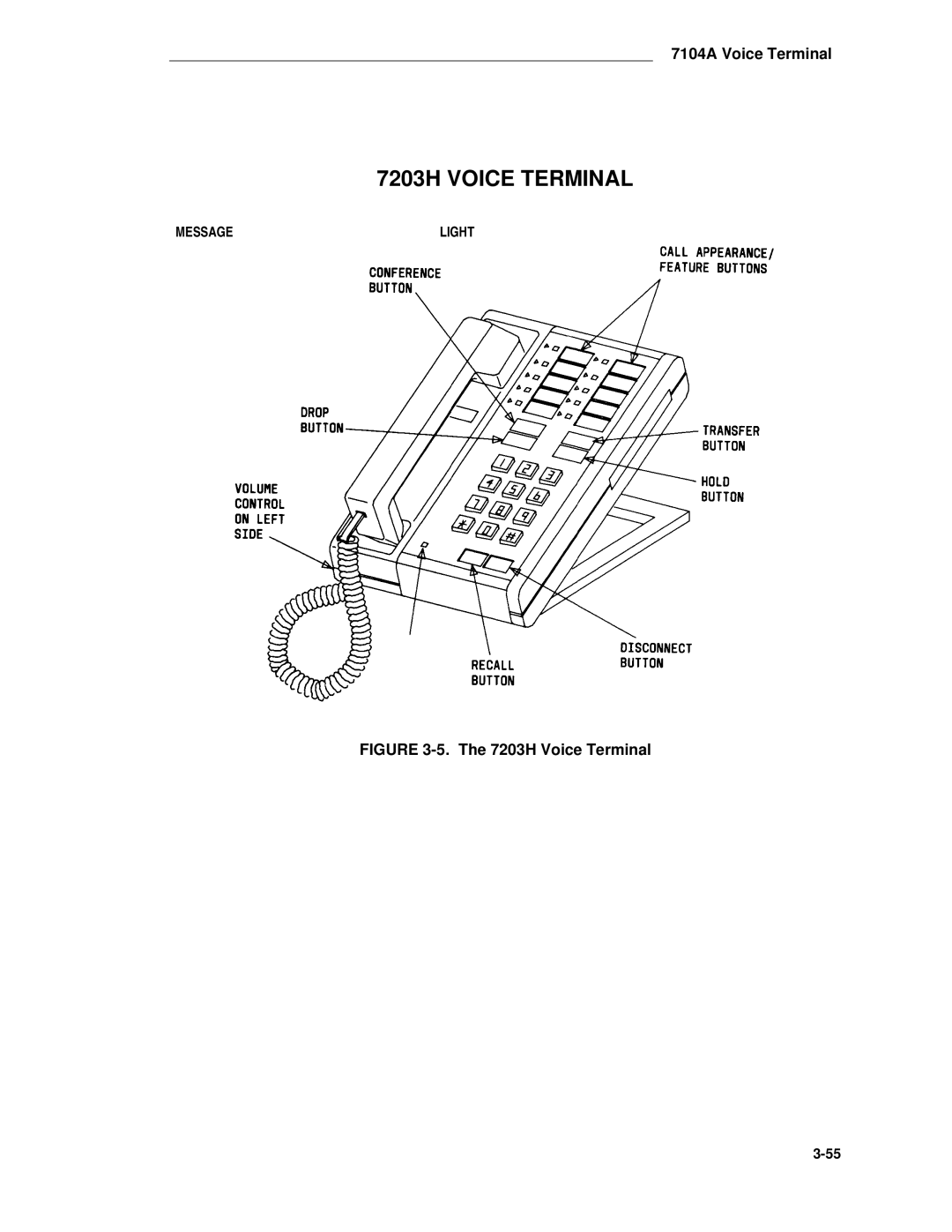 AT&T System 85 manual 7203H Voice Terminal 