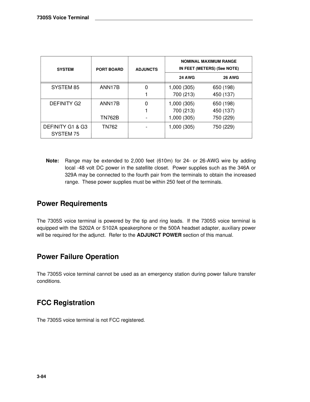 AT&T System 85 manual 000 305 650 700 213 450 