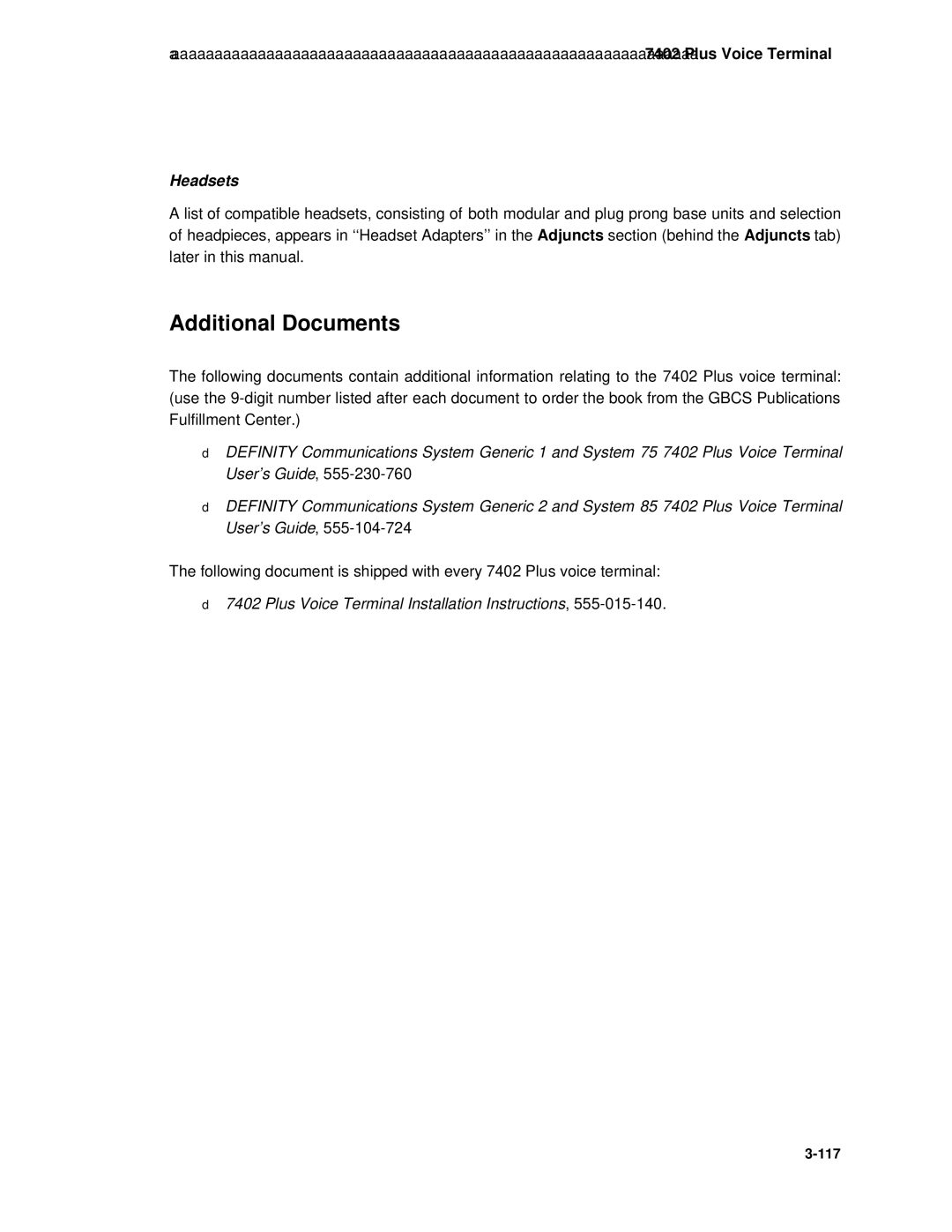 AT&T System 85 manual Plus Voice Terminal Installation Instructions 