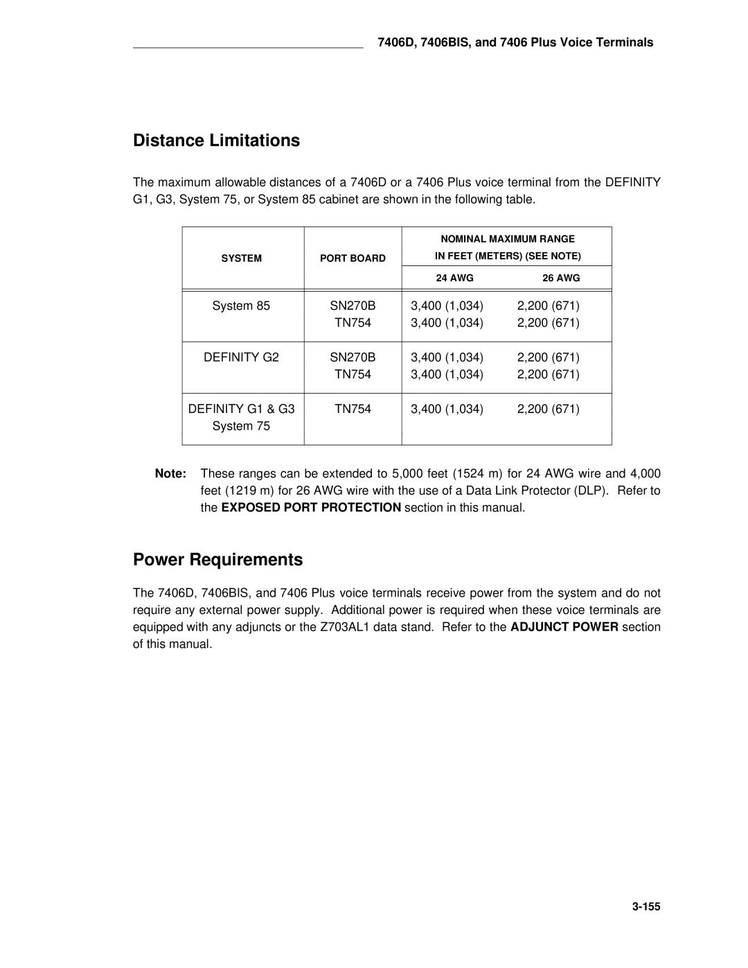 AT&T System 85 manual 155 