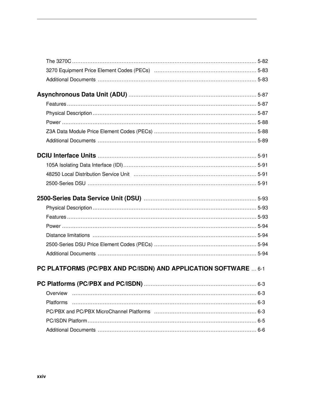 AT&T System 85 manual PC Platforms PC/PBX and PC/ISDN and Application Software … 