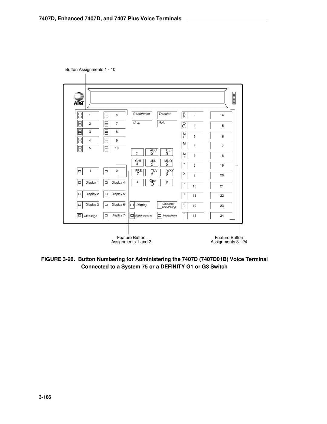 AT&T System 85 manual 186 