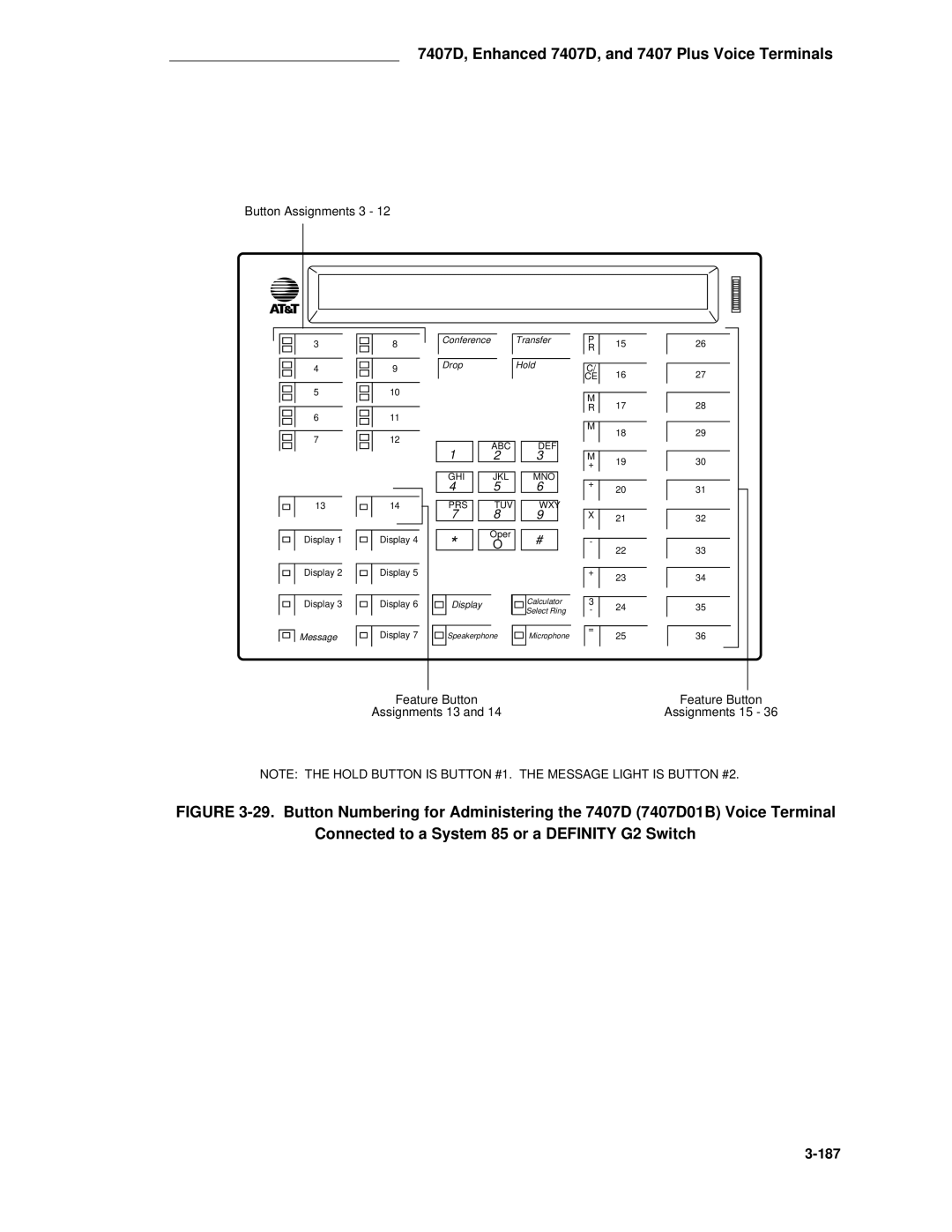 AT&T System 85 manual 187 