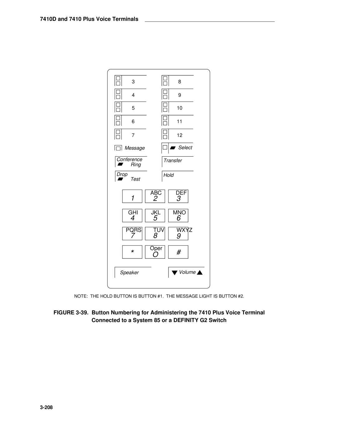 AT&T System 85 manual 208 