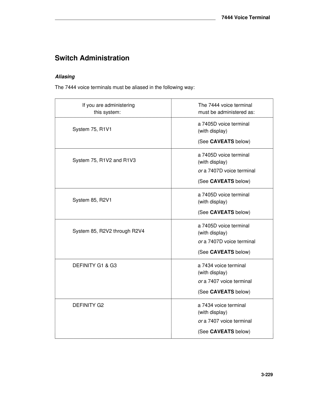 AT&T System 85 manual 229 