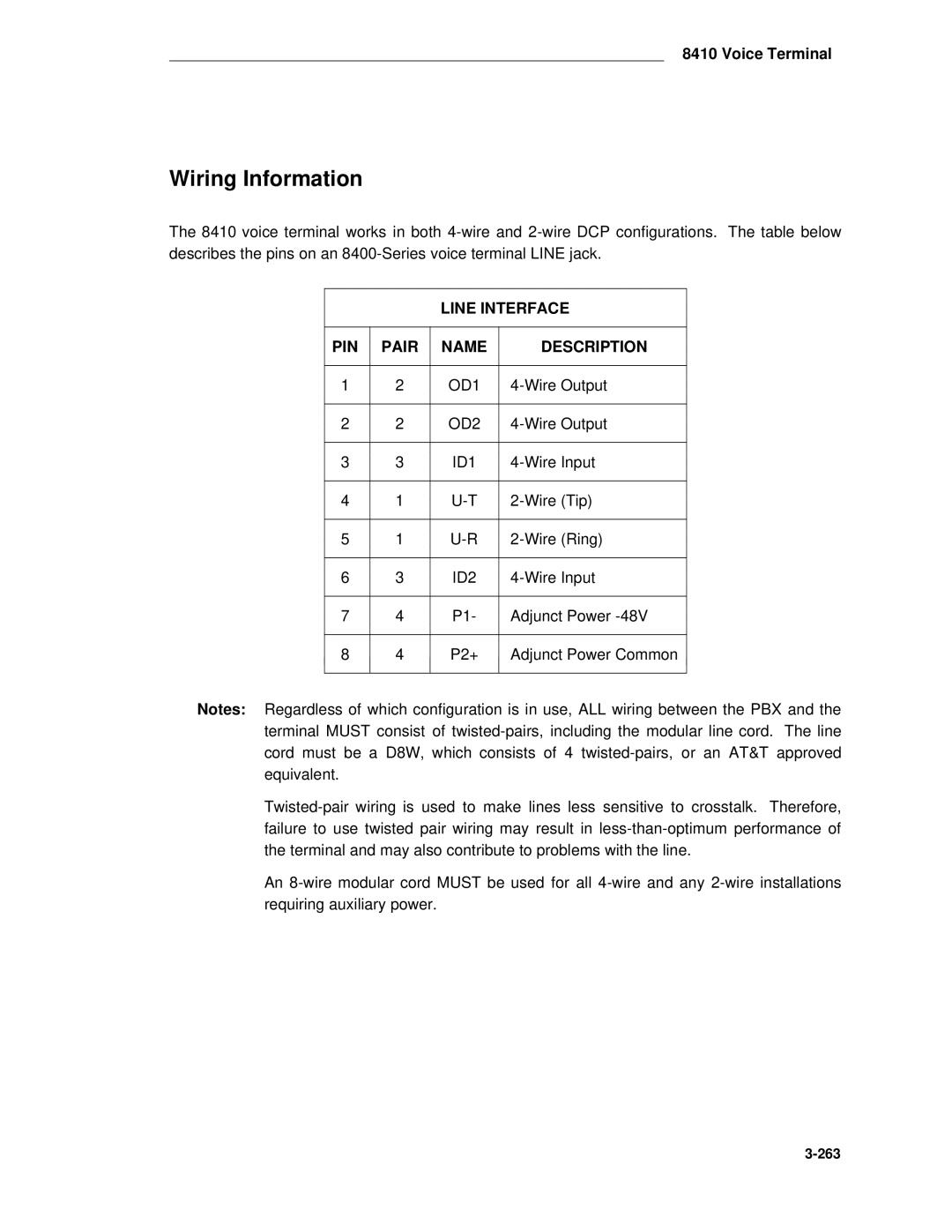 AT&T System 85 manual 263 