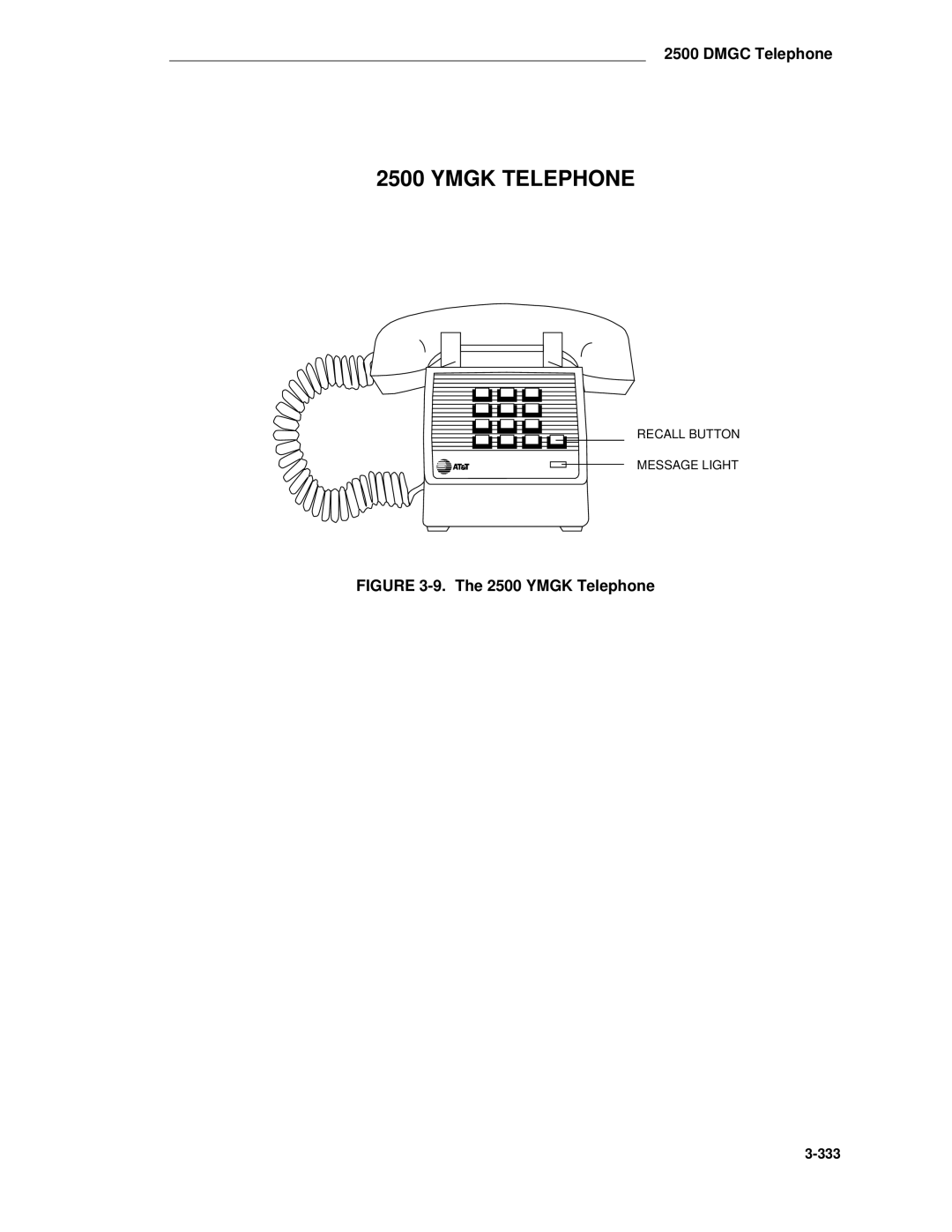 AT&T System 85 manual Ymgk Telephone 