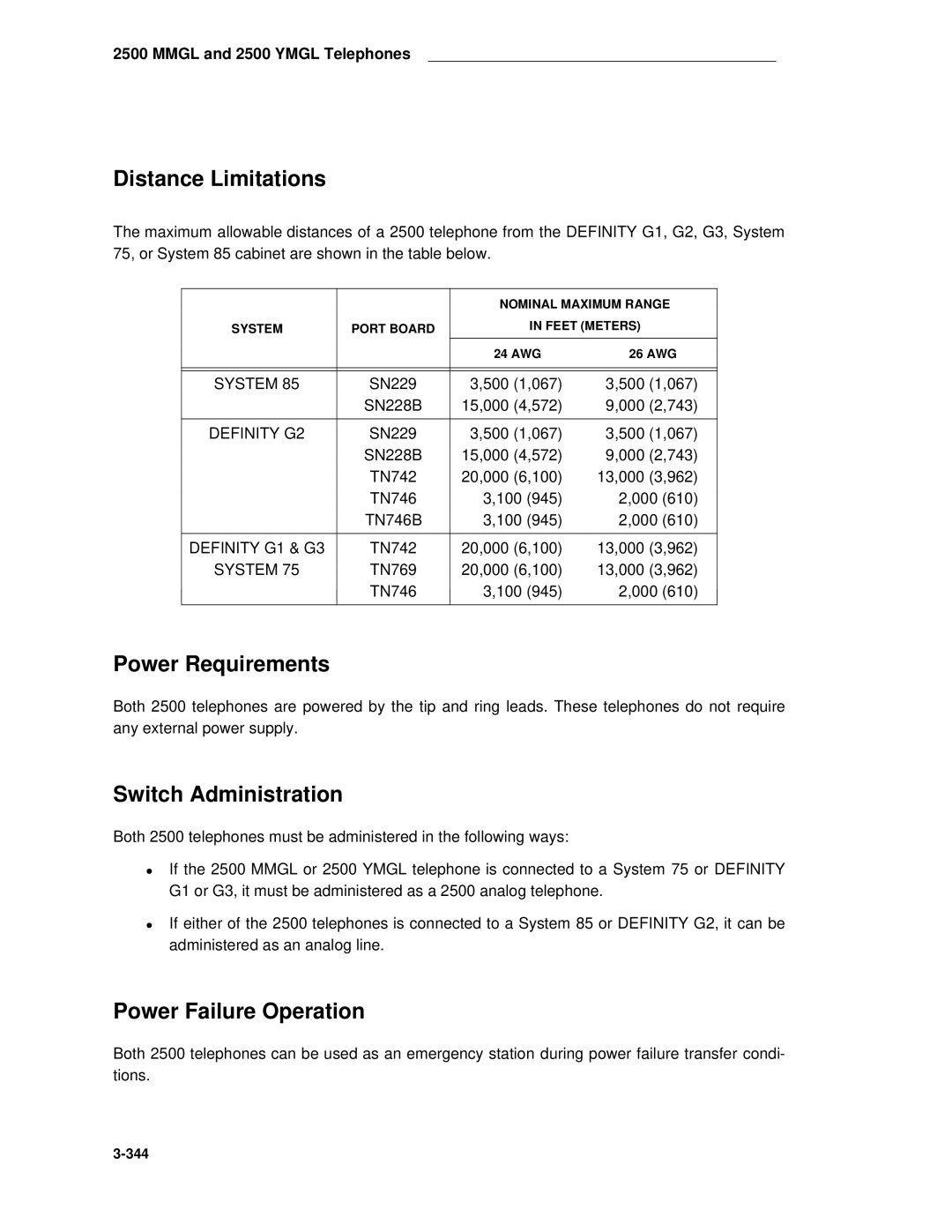 AT&T System 85 manual 344 