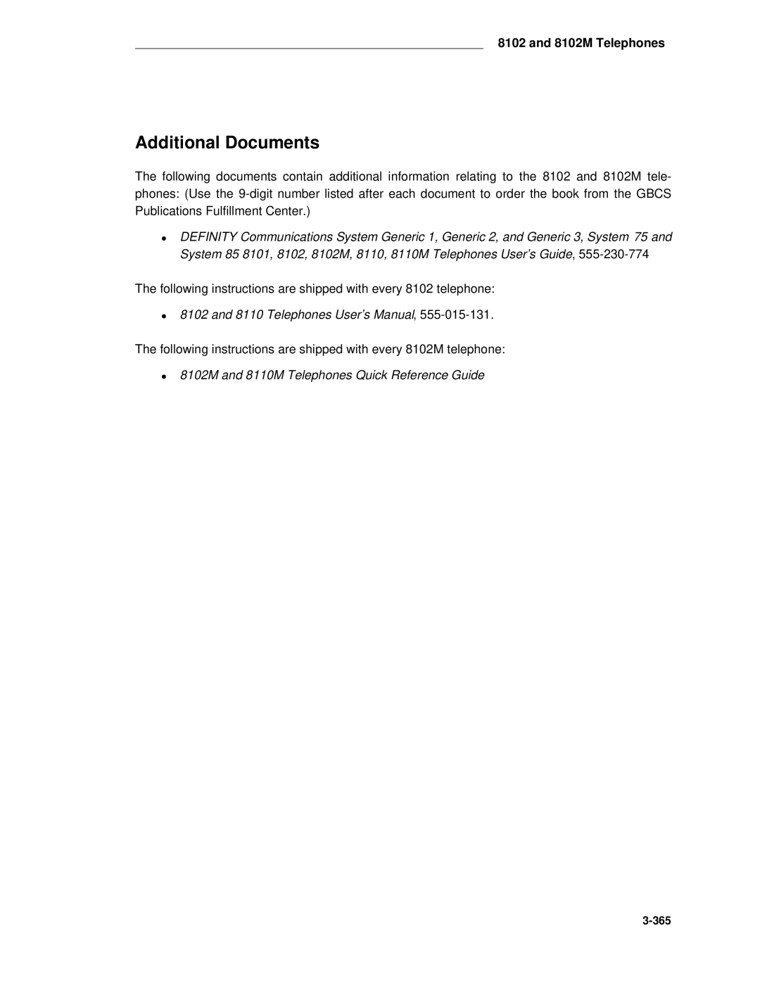 AT&T System 85 manual Telephones User’s Manual 