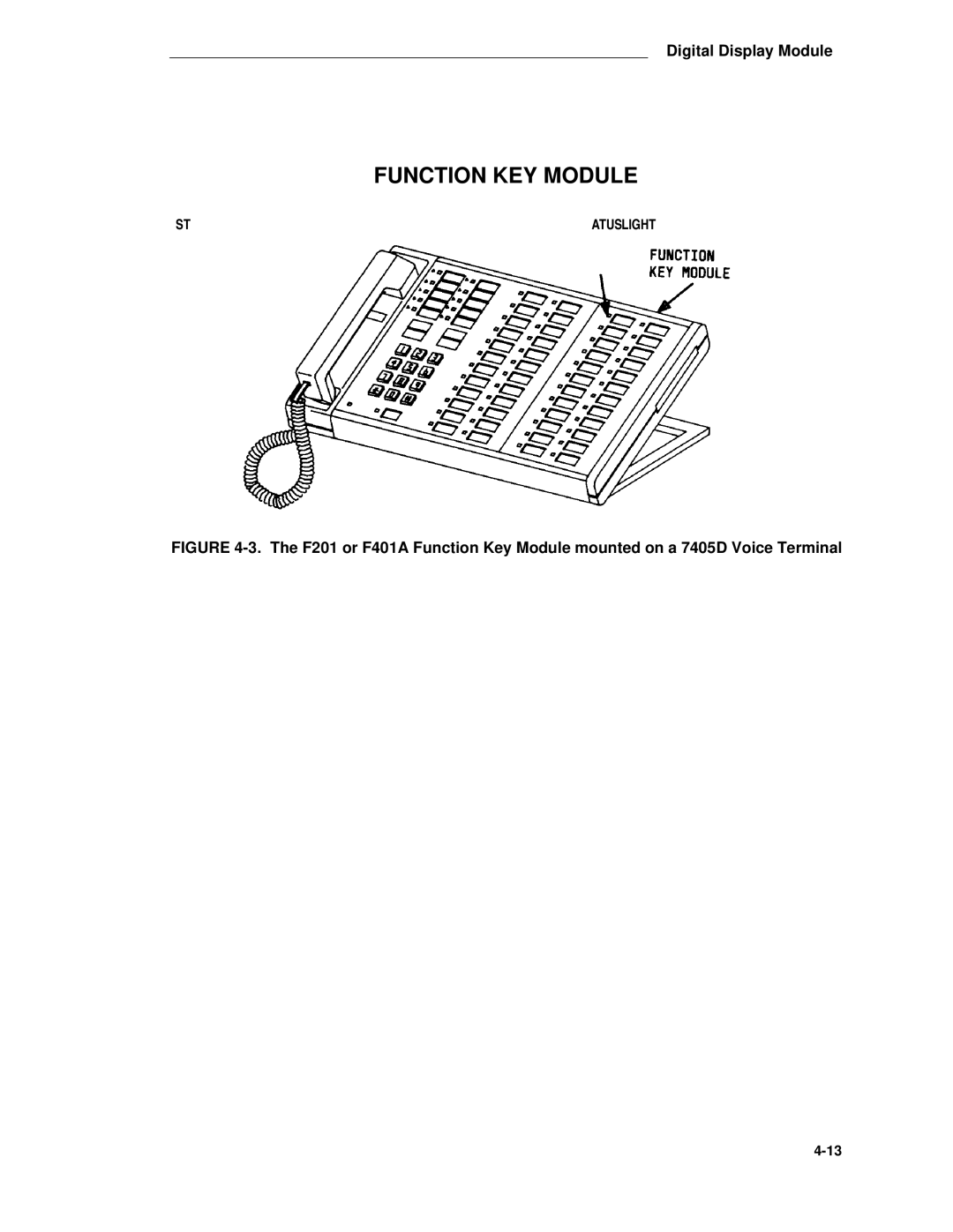 AT&T System 85 manual Function KEY Module 