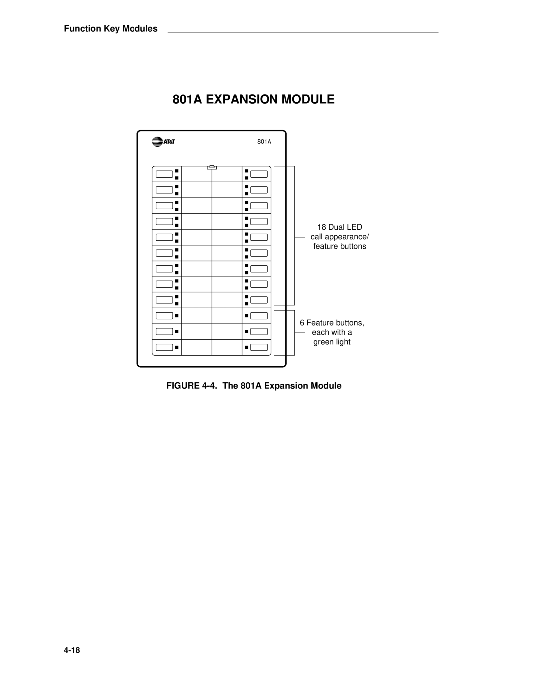 AT&T System 85 manual 801A Expansion Module 