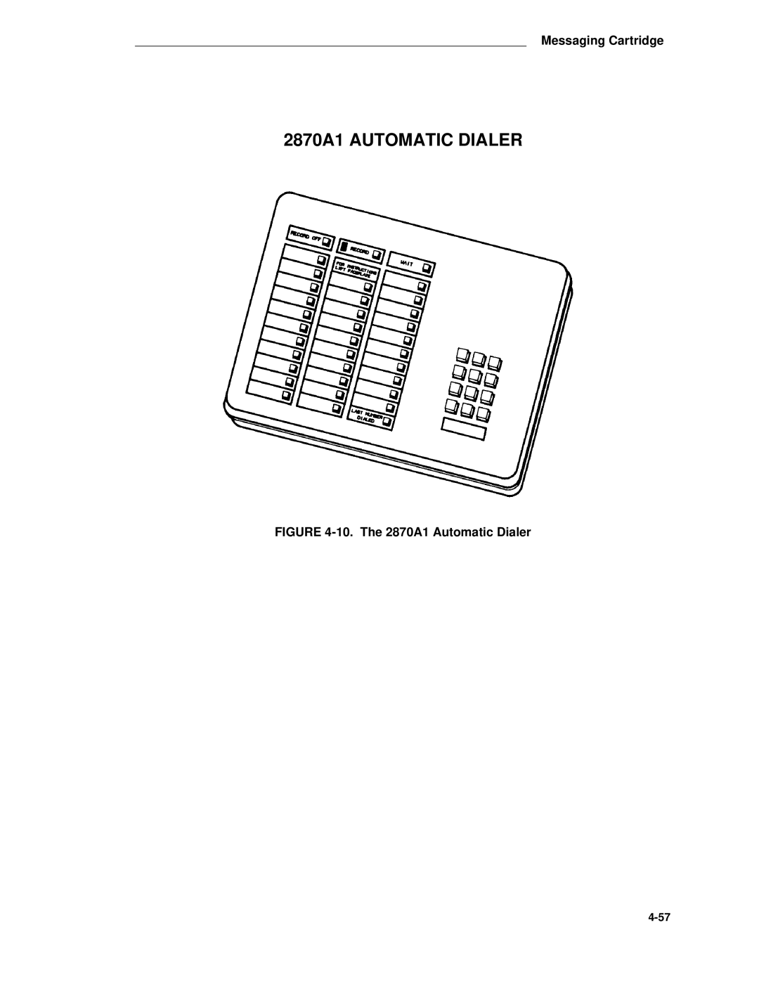 AT&T System 85 manual 2870A1 Automatic Dialer 