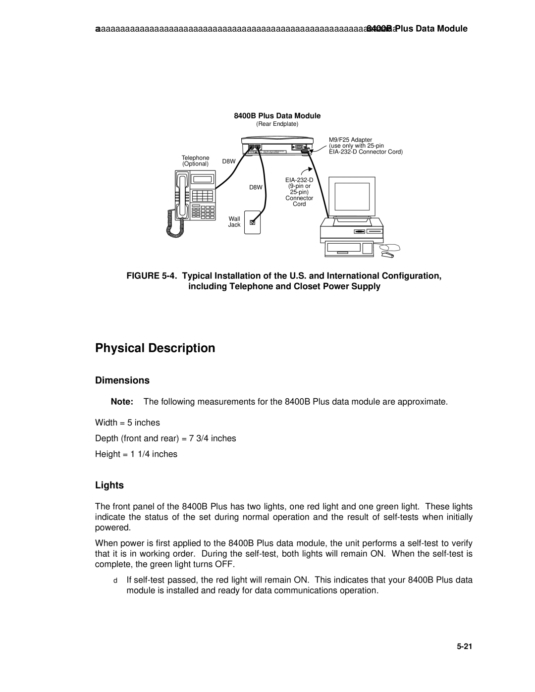 AT&T System 85 manual Physical Description 