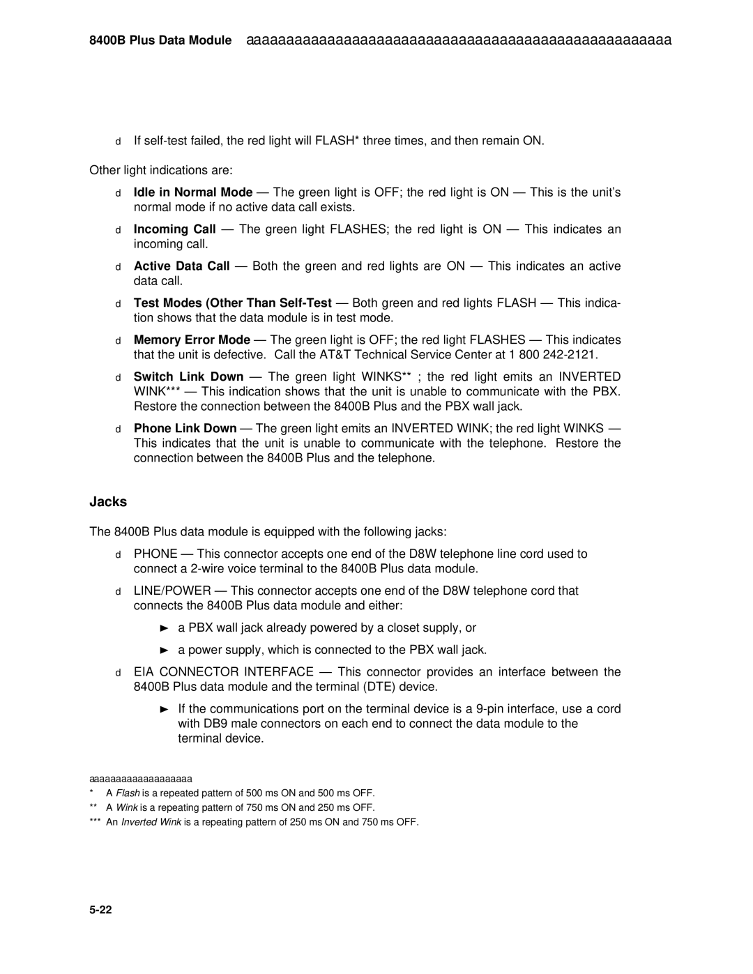 AT&T System 85 manual Jacks 