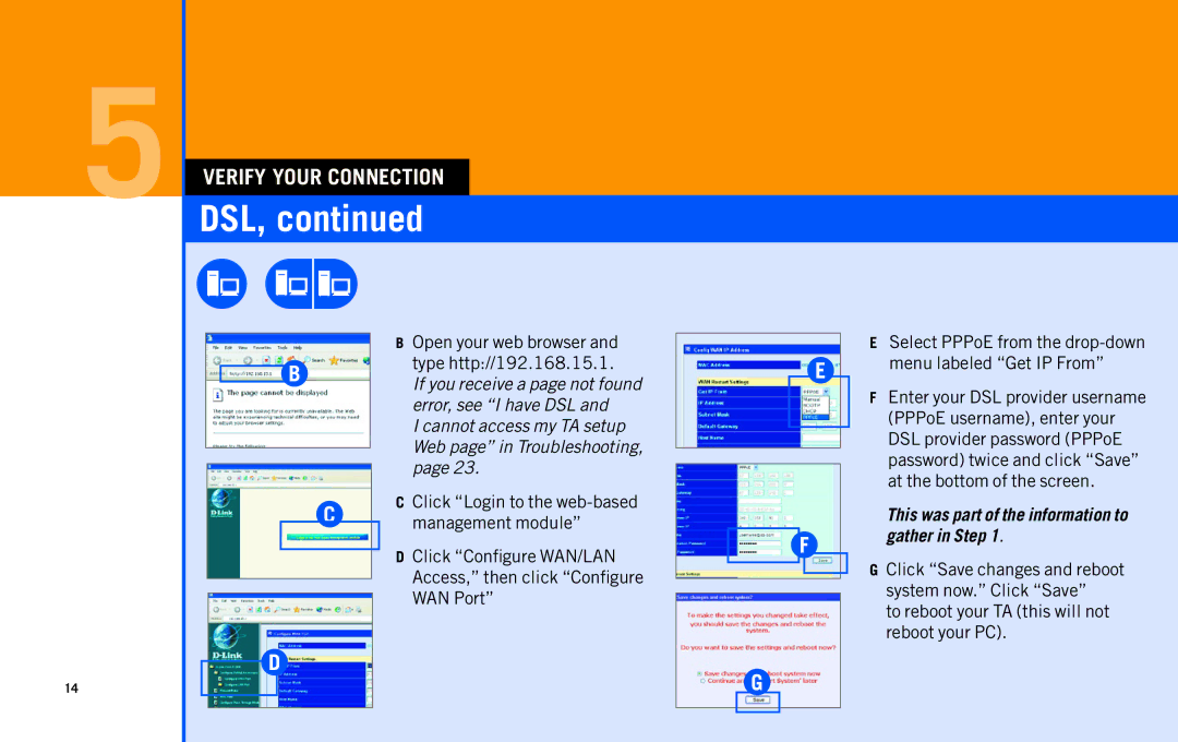 AT&T Telephone Adapter manual Dsl 