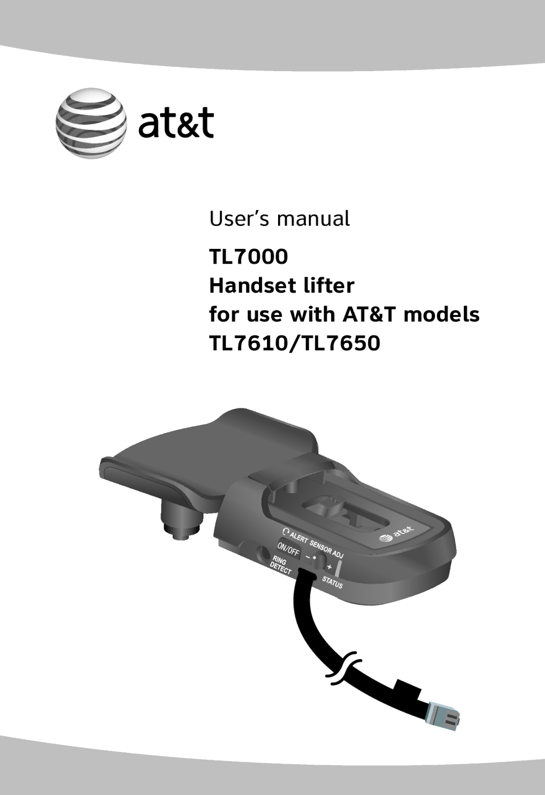 AT&T TL7000 user manual User’s manual 